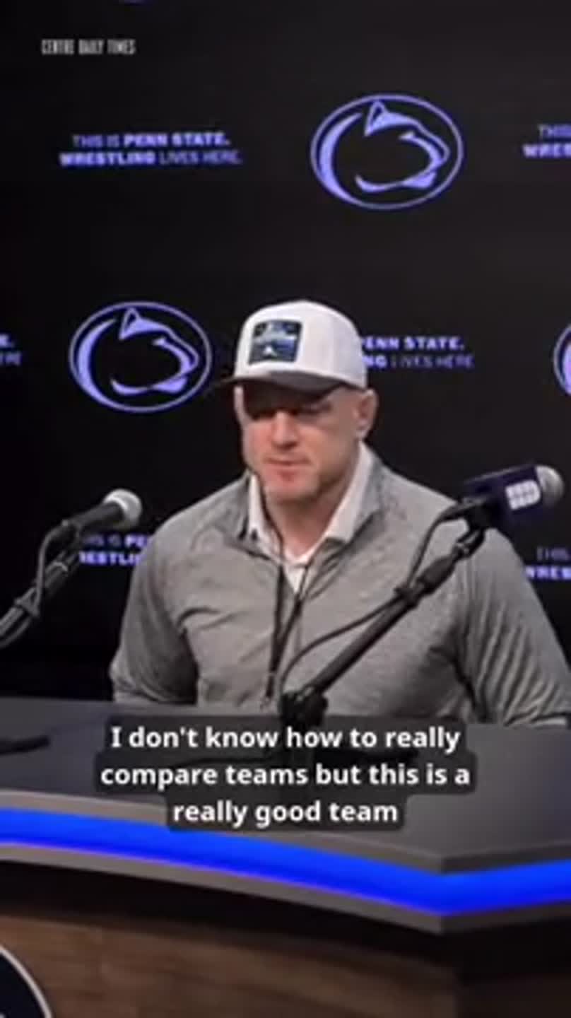 'This is a really good team,' says PSU wrestling coach Cael Sanderson
