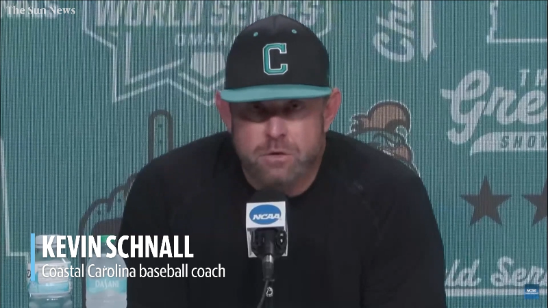 Coastal baseball coach reacts to College World Series ejection