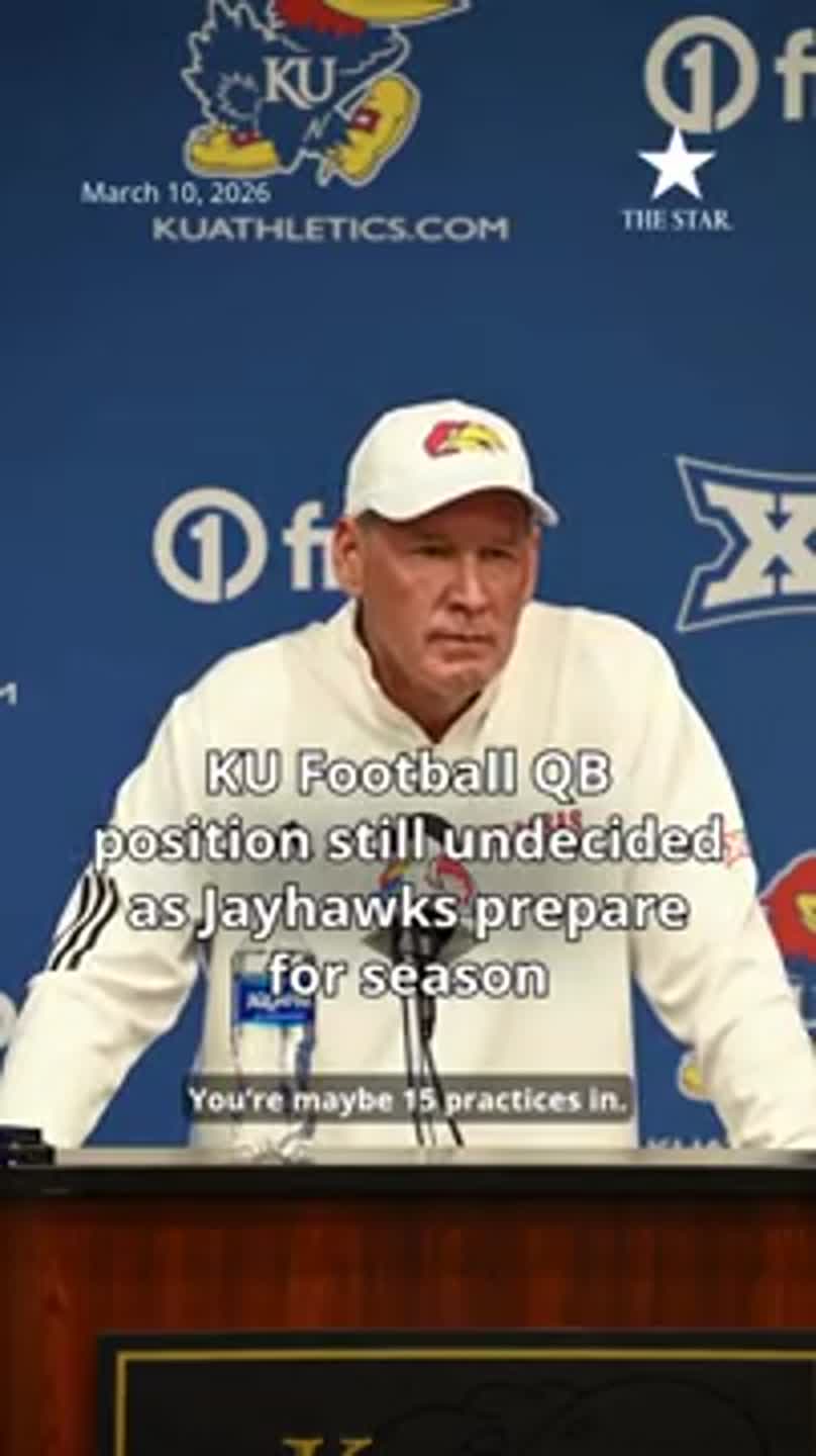 KU Football QB position still undecided as Jayhawks prepare for season