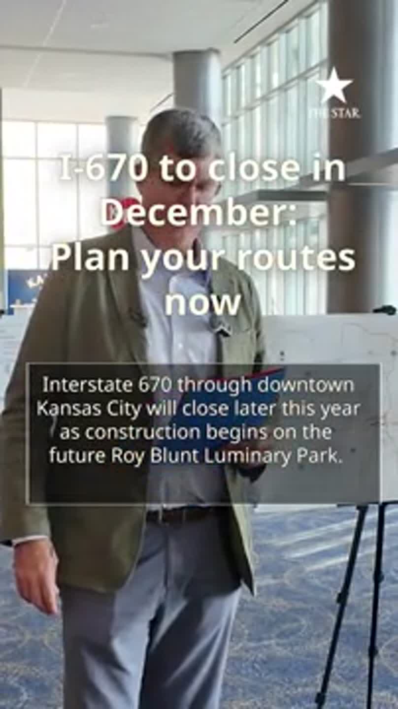 I-670 in Kansas City to close in December: Plan your route now