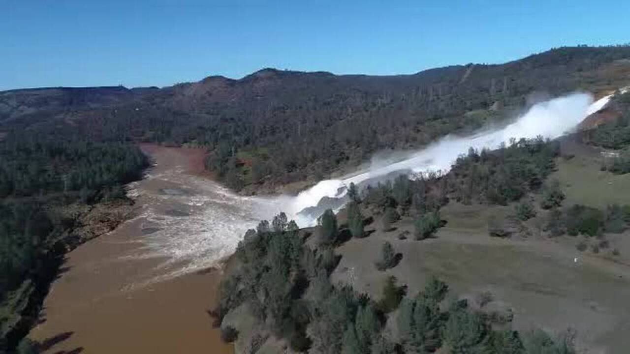 Various agencies respond to Lake Oroville Dam emergency
