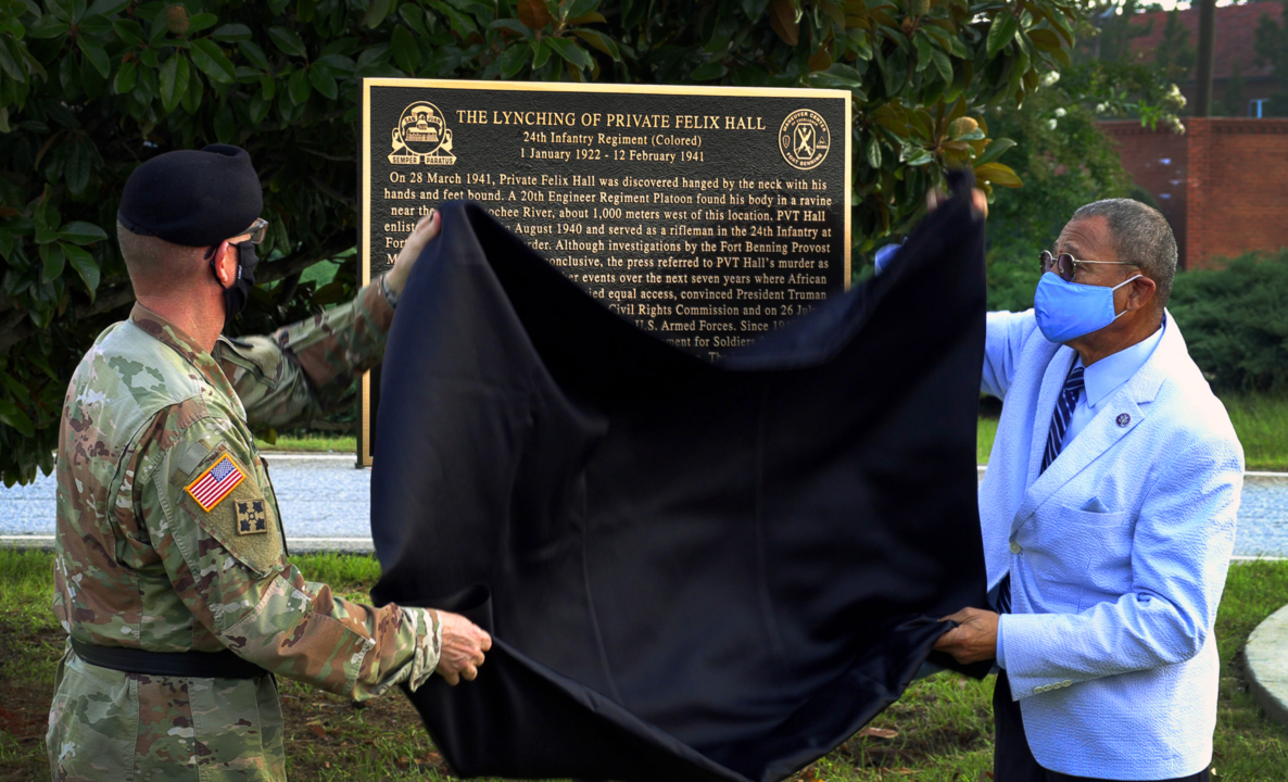 New historic marker on Fort Benning remembers soldier lynched on post in 1941