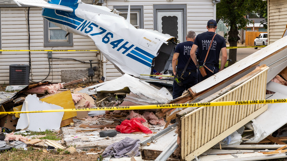 Police declare 3 dead after plane crashes into Nampa neighborhood