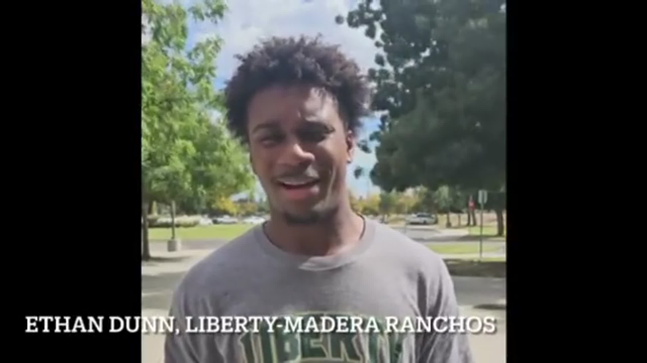 Ethan Dunn of Liberty-Madera Ranchos wins The Bee's poll