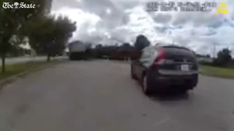 Bodycam video from Cayce police dept of Columbia council candidate traffic stop