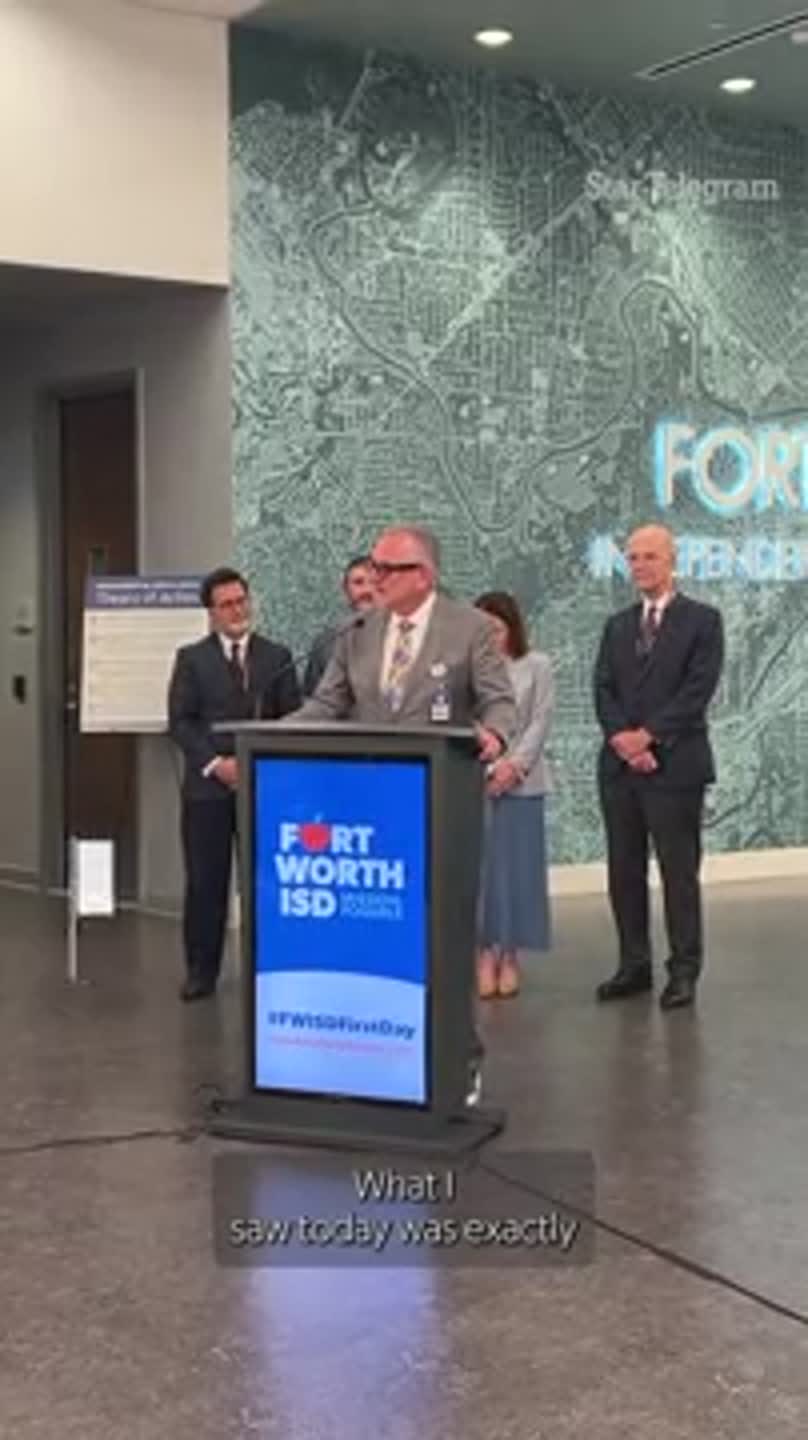 Fort Worth ISD superintendent addresses first day highs and lows