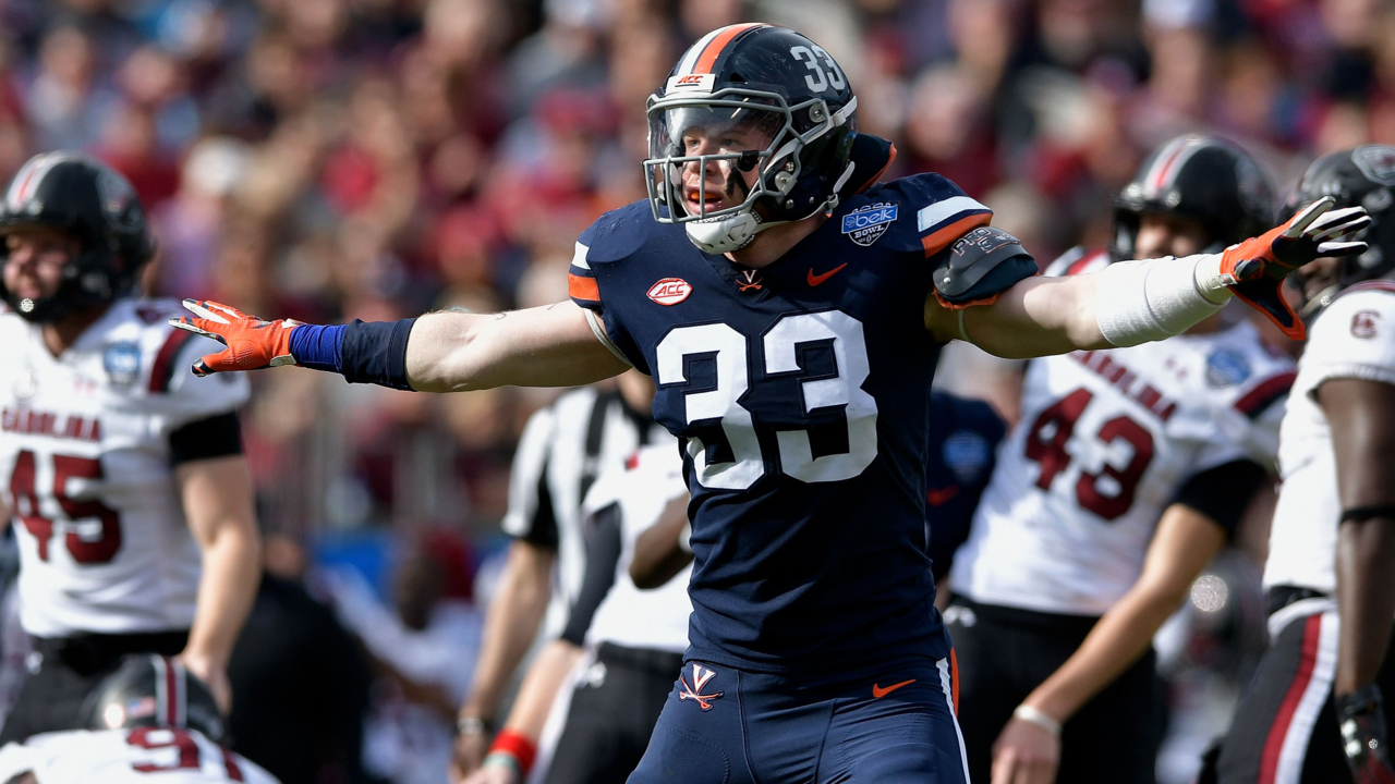 Virginia linebacker Zane Zandier talks about facing Florida in Orange Bowl