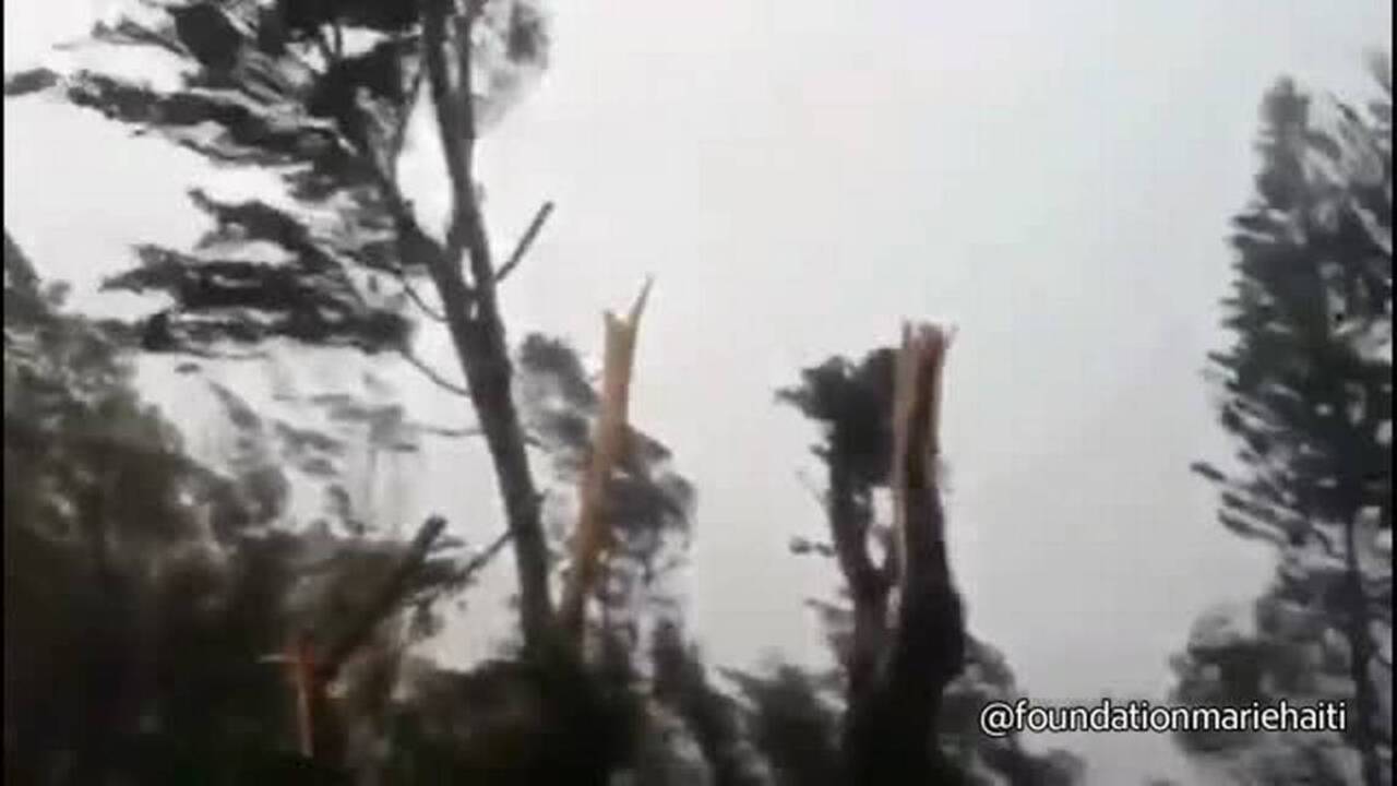 Hurricane Matthew ravaging Haiti’s southern peninsula