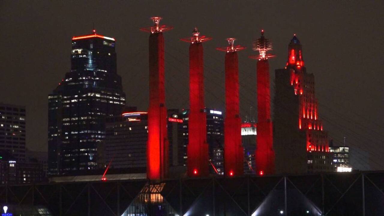 Kansas City's downtown skyline is about to glow Chiefs red | Kansas City  Star, image size:1280x720