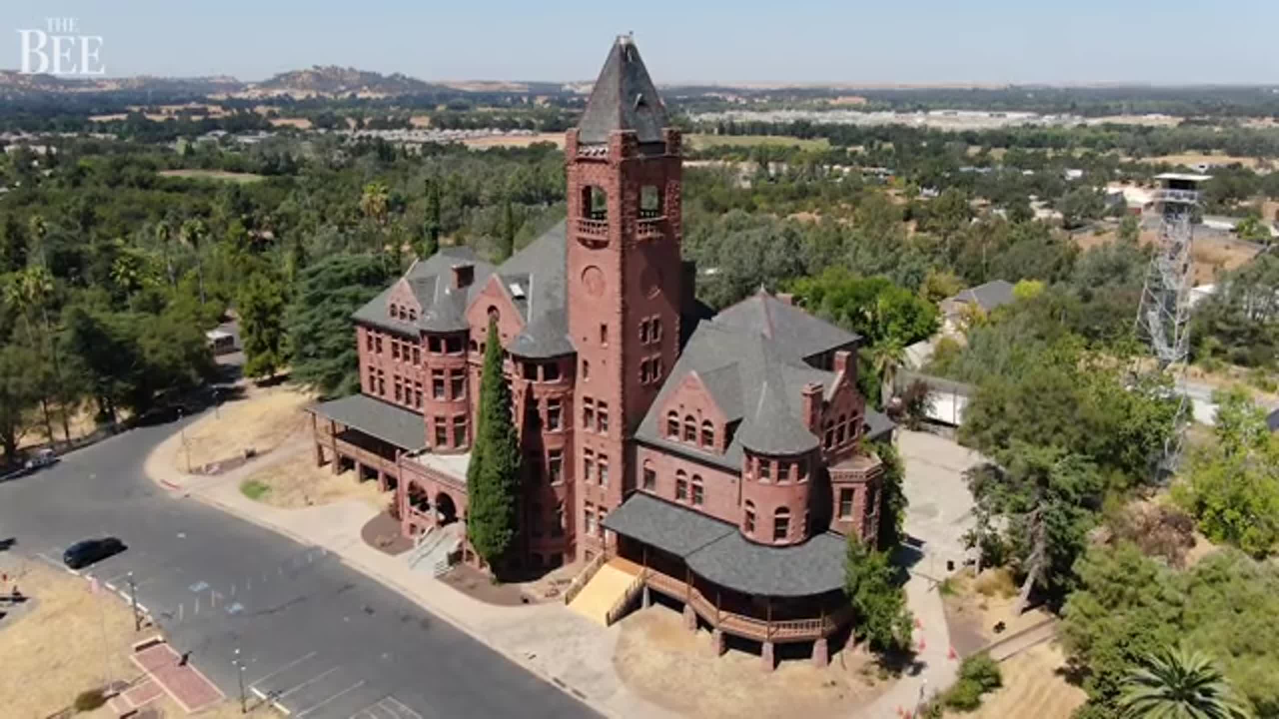 Once-abandoned castle looms over a small California town. Its story is spooky and redeeming