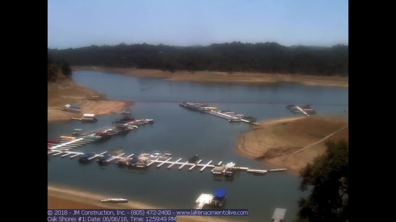 Lake Nacimiento is 13 percent full ahead of winter rains. See how water levels have declined