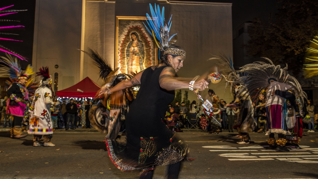 Watch these Aztec dancers honor Our Lady of Guadalupe in Sacramento