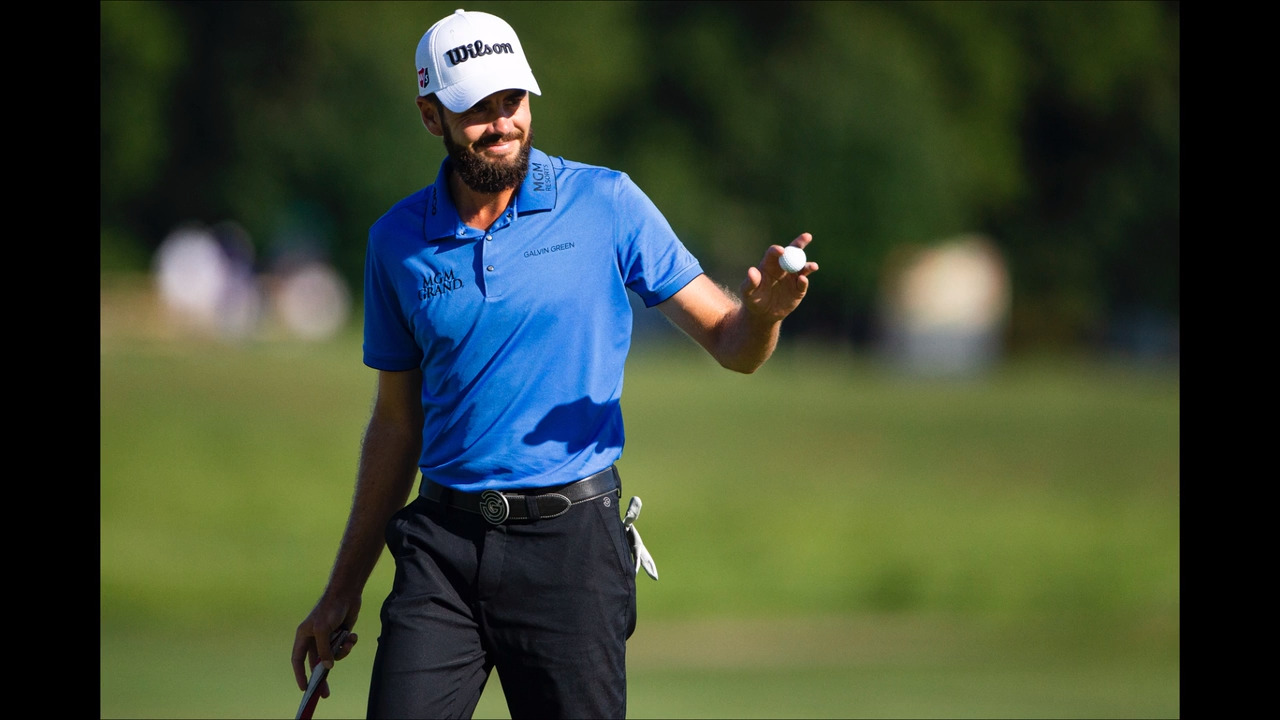 He likes Kentucky. He lights up Kentucky. PGA first-round leader enjoys record day.