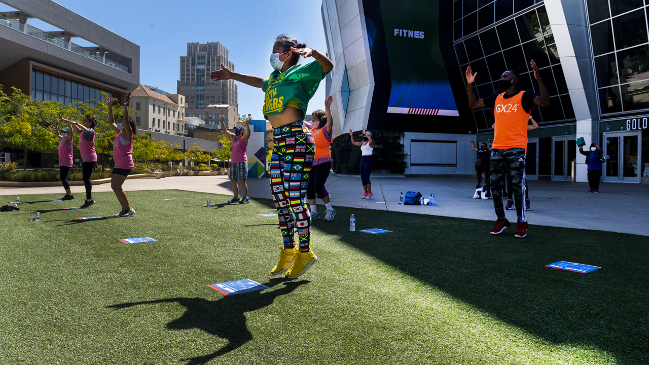 See this Sacramento gym go outside for Zumba ‘with health and safety at the forefront’