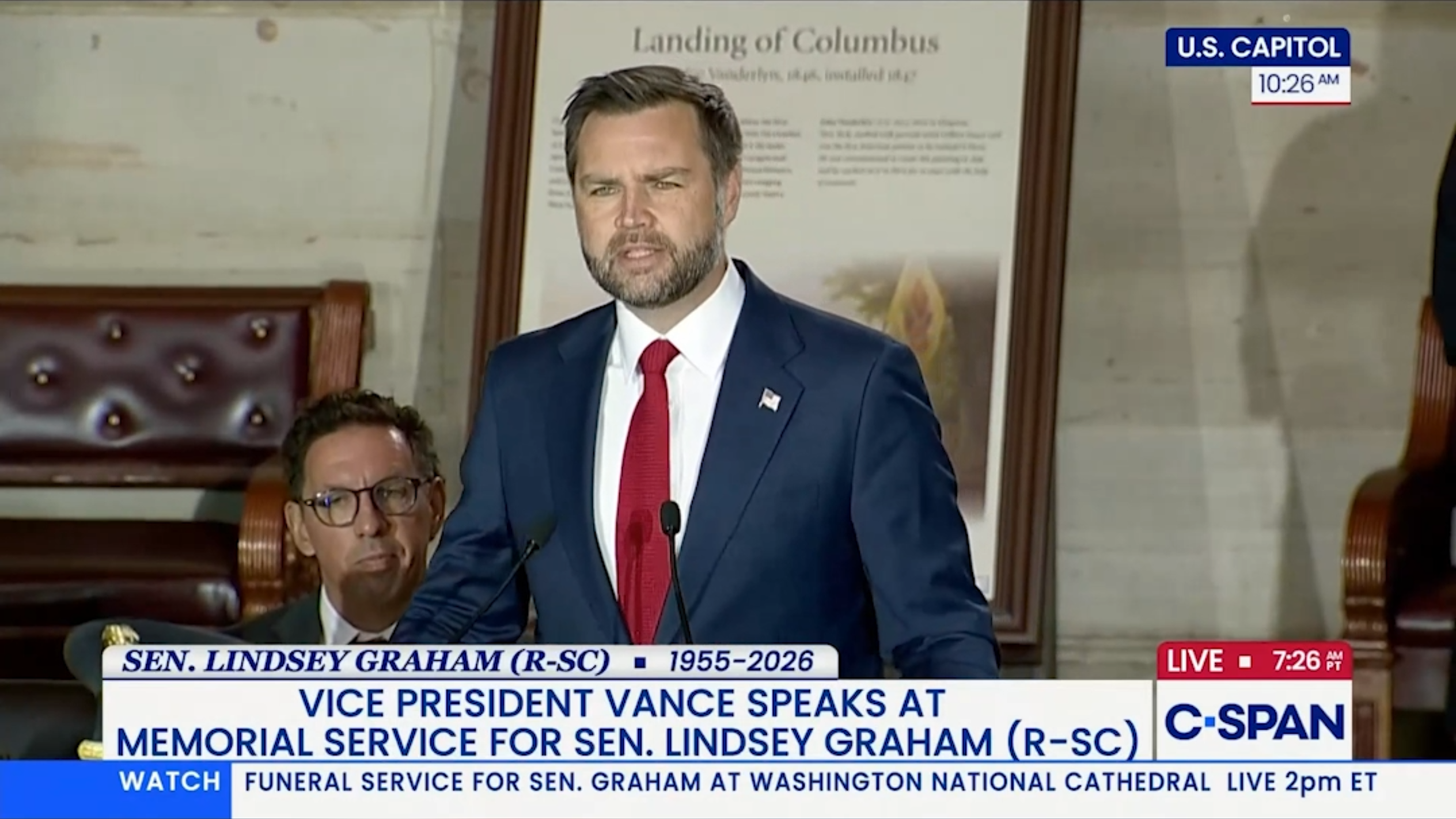 JD Vance recalls Graham’s warmth, curiosity, humor