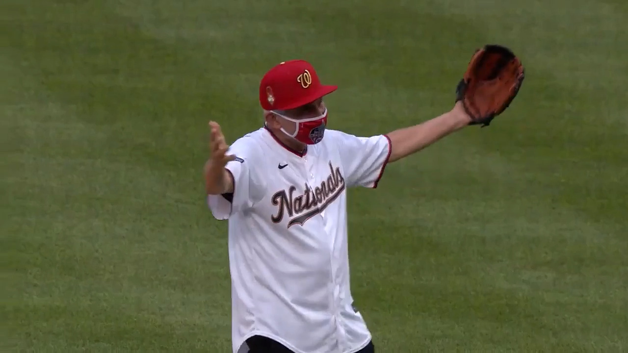 Fauci baseball card featuring first pitch of 2020 season breaks company sales record