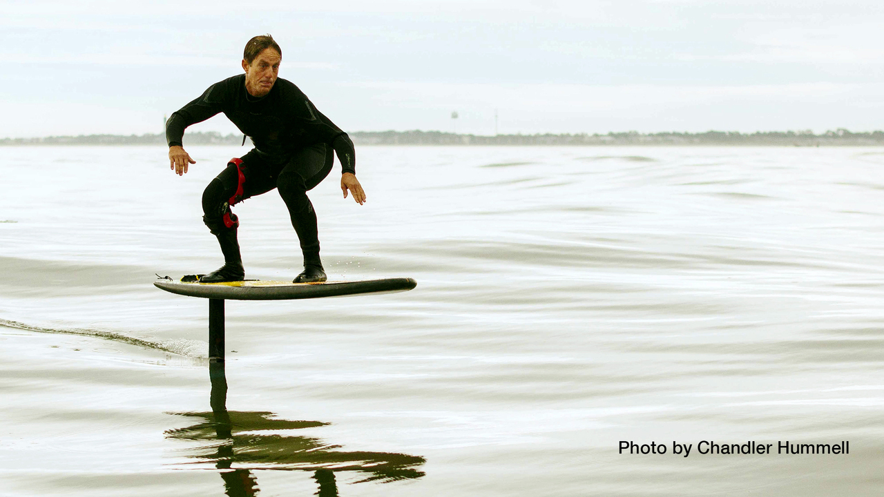 'Like you're skating on a wave': watch these hydrofoil surfers off Hilton Head