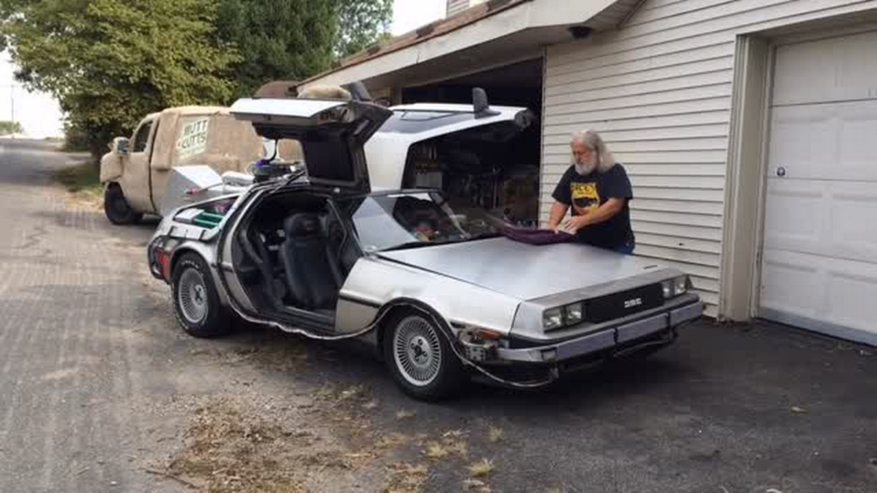 KC Car Fanatic Builds Replica Of “Back To The Future” Time Machine