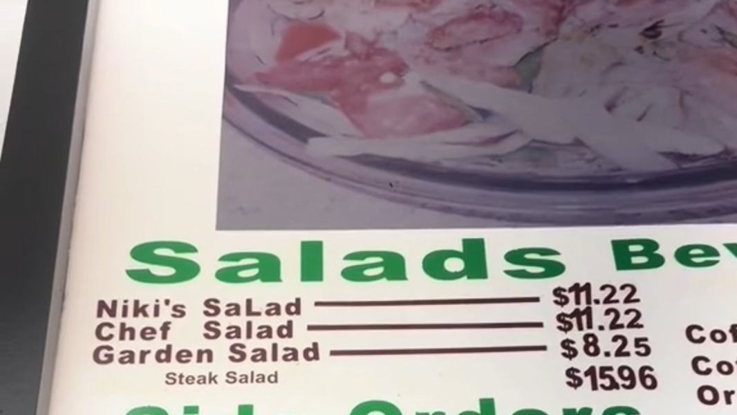 Why does everyone order salad at this West End restaurant? I tried it