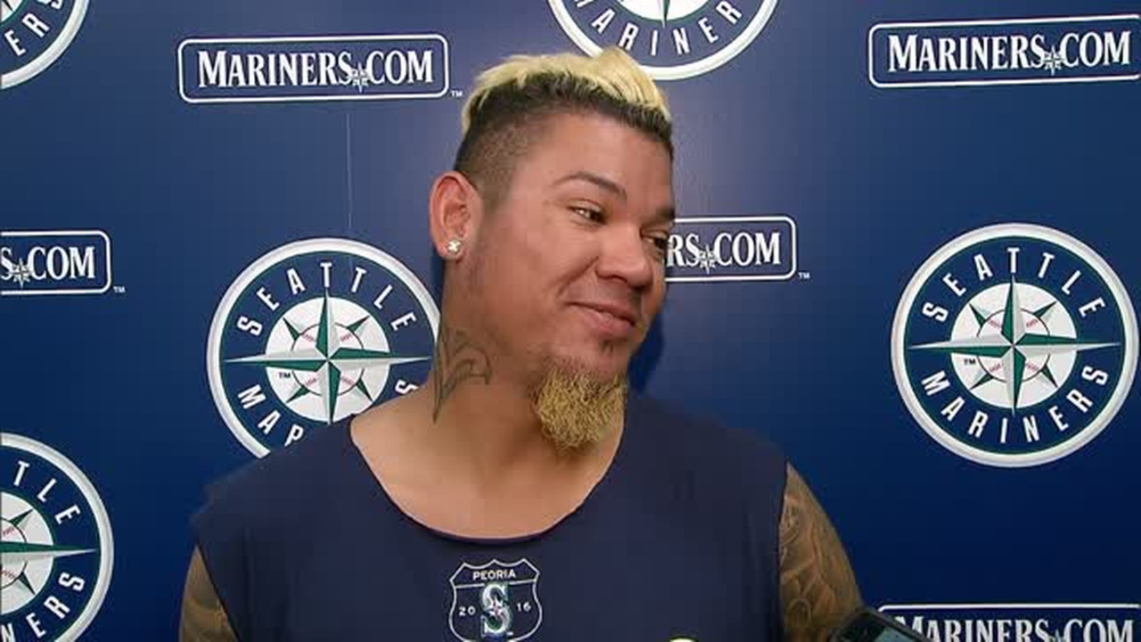 VIDEO: Mariners ace Felix Hernandez pleased with first bullpen session