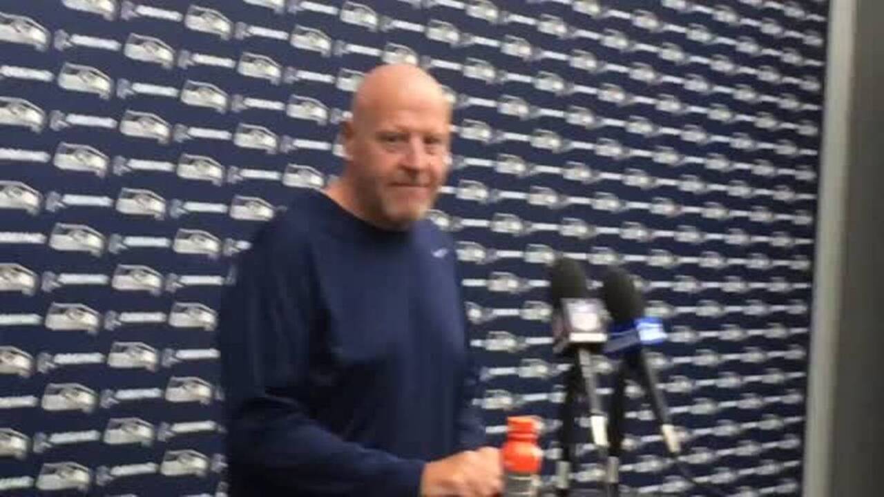 Tom Cable on where offensive line is so far for Seahawks