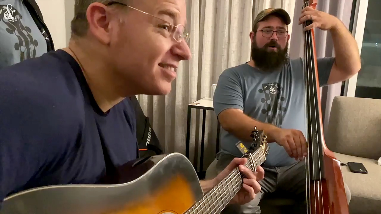 Bluegrass musicians jam until dawn in downtown Raleigh hotel