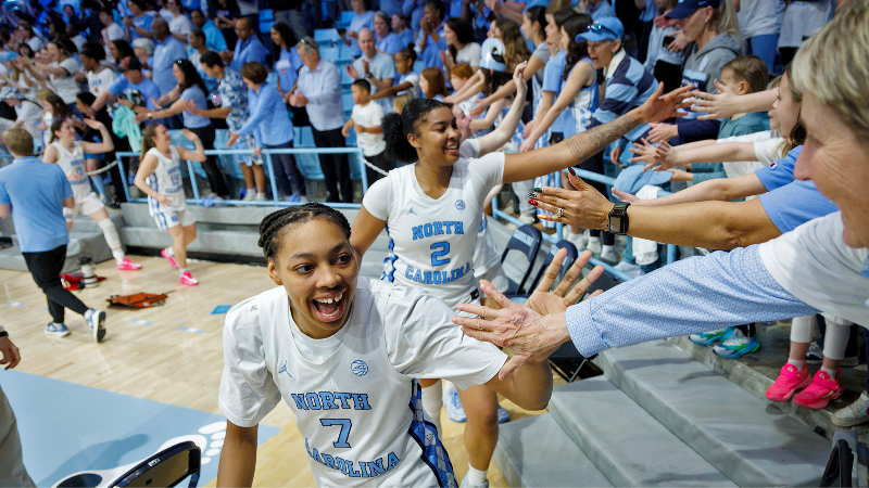 UNC defeats Duke in women's college basketball action