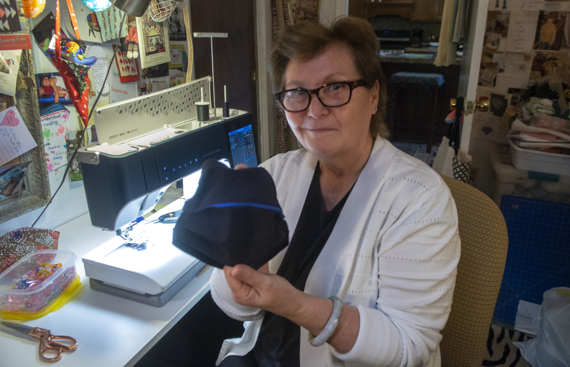 She’s 75 and sews coronavirus masks for sheriff’s deputies, day in and day out