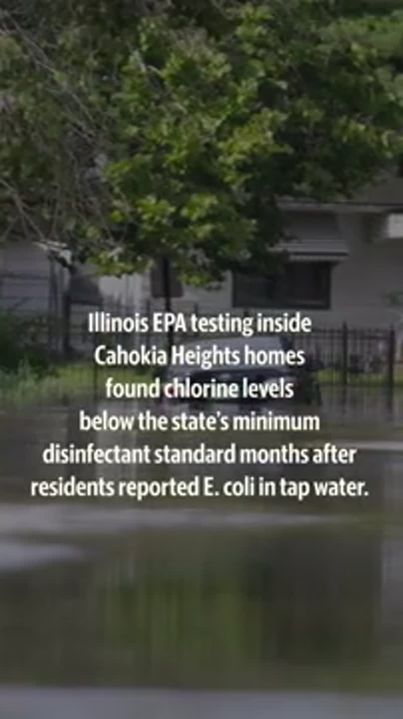 Illinois EPA cites Cahokia Heights, Illinois American Water for low disinfectant