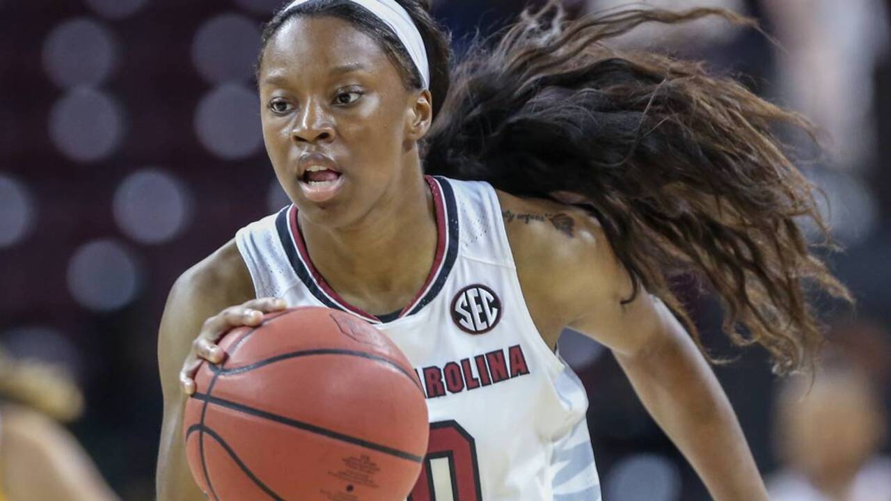 Freshman Bianca Jackson is playing her first game for USC against her mom's team