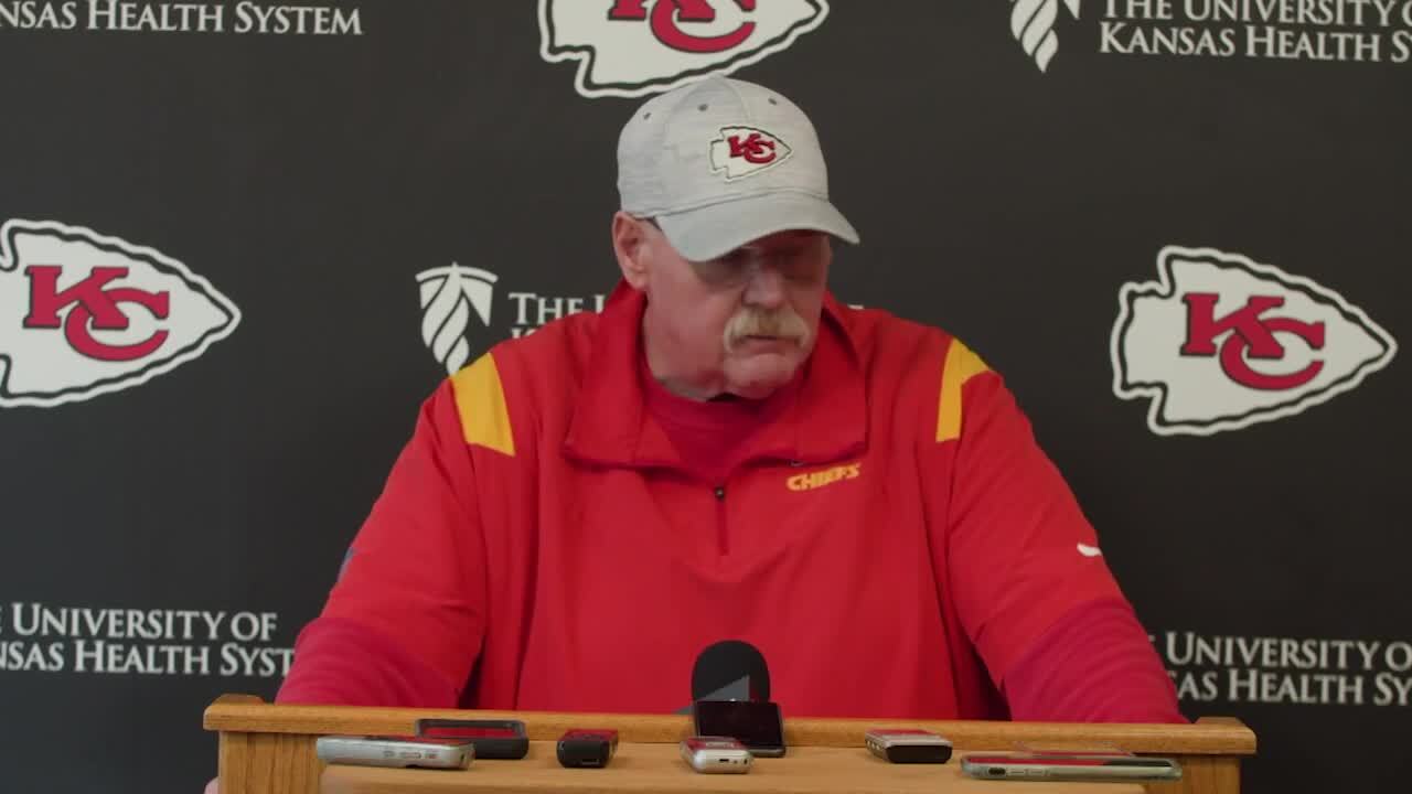 Coach Reid discusses preparing for the Los Angeles Rams