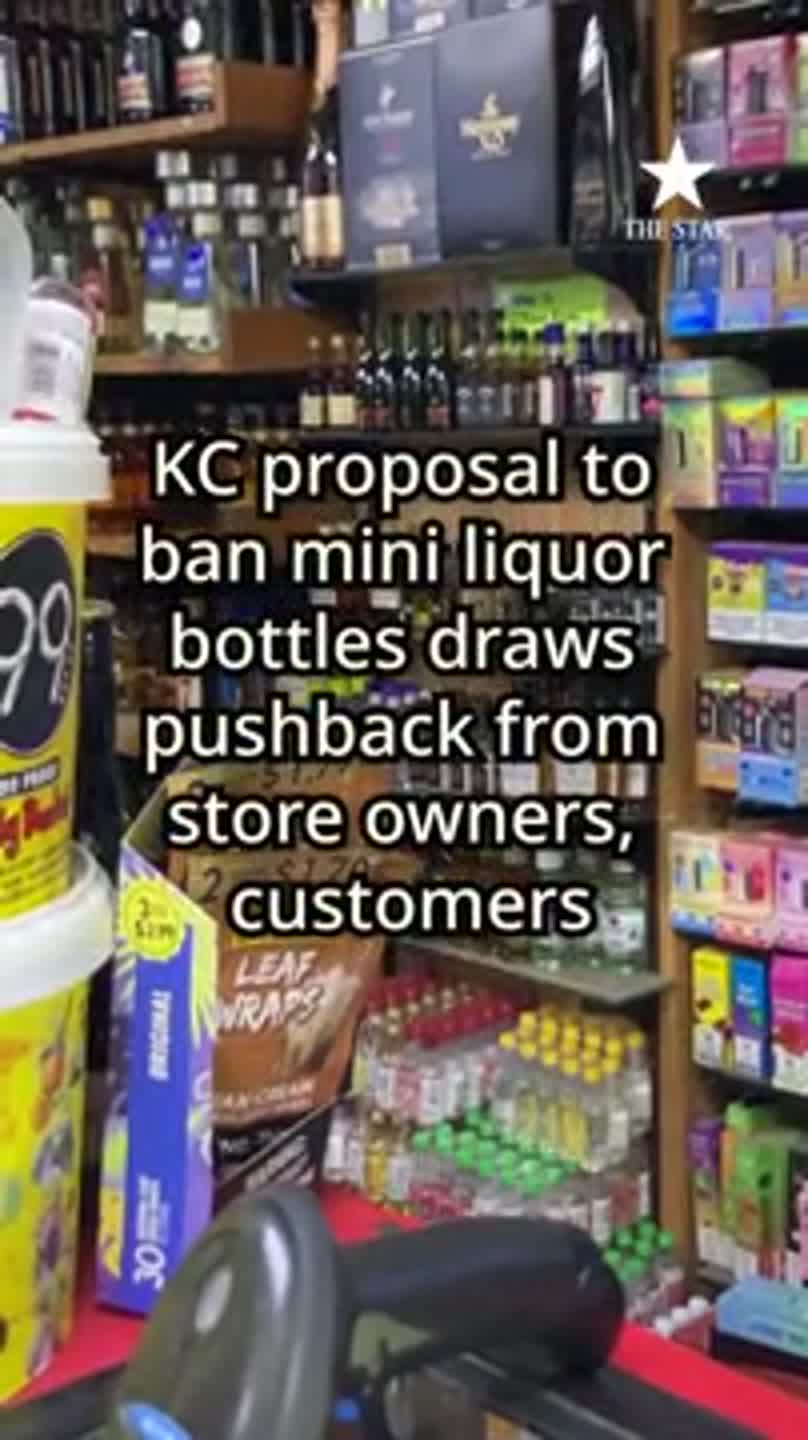 KC proposal to ban mini liquor bottles draws pushback from store owners, customers