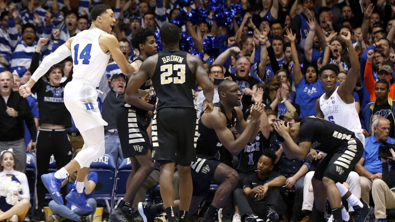 Behind Barrett’s 28 points, No. 4 Duke barely survives Wake Forest