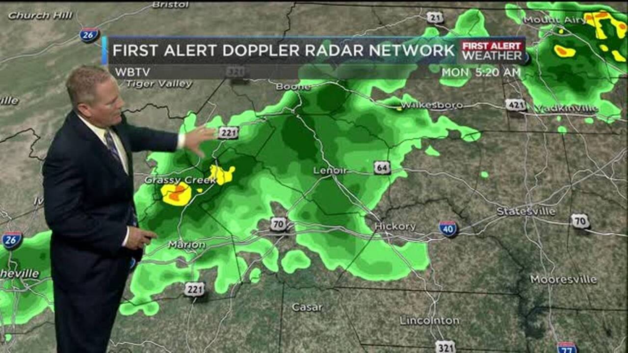 WBTV First Alert Weather forecast for 08.08.16