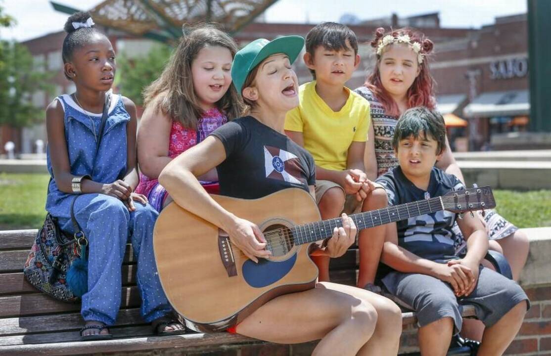 Jenny Wood jams against bullying