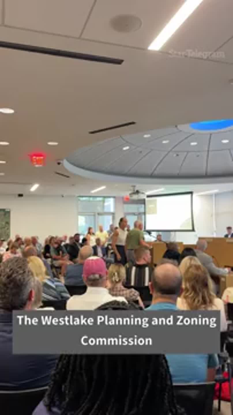 Angry Keller residents oppose proposed data center plans at Westlake meeting.