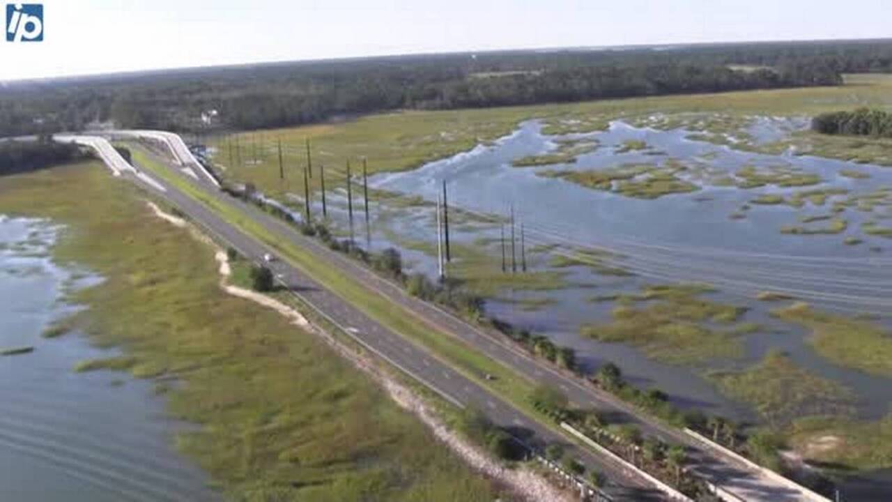 Bridges to Hilton Head Island appear free from damage from Hurricane Matthew