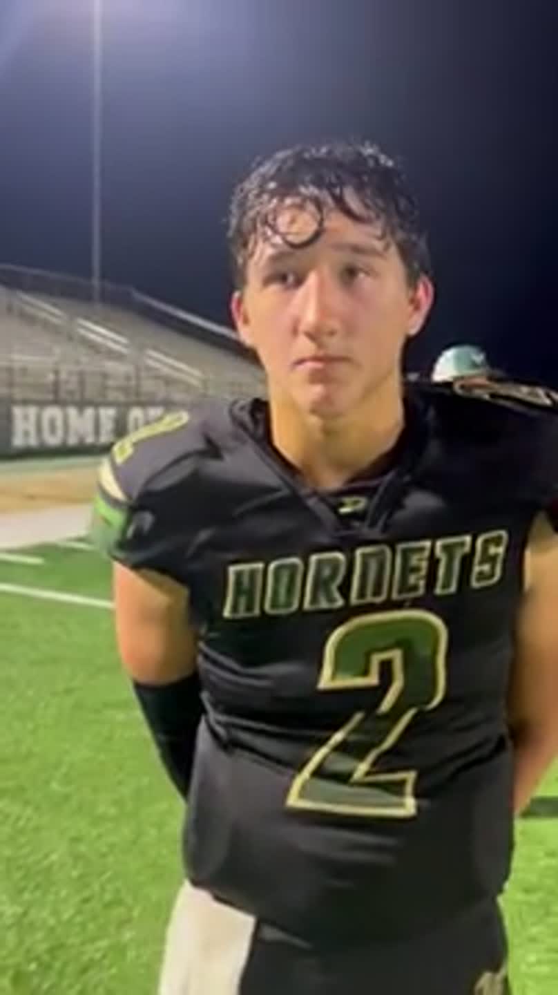 Poplarville QB Trac Smith speaks after win over Hancock (Video)
