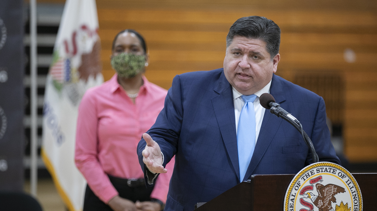 Illinois Gov. Pritzker says St. Clair County Jail inmates should have had masks months ago