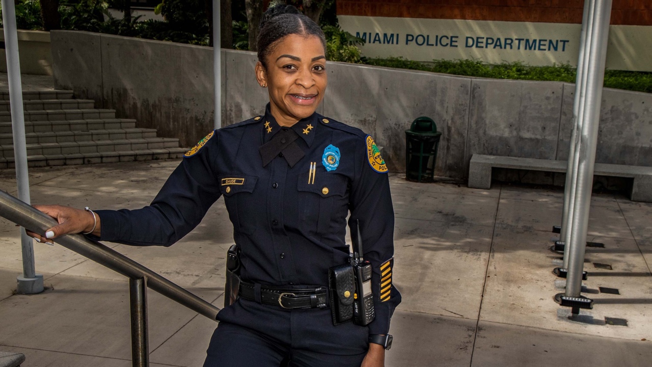 Assistant Police Chief Cherise Gause talks about her career in Miami