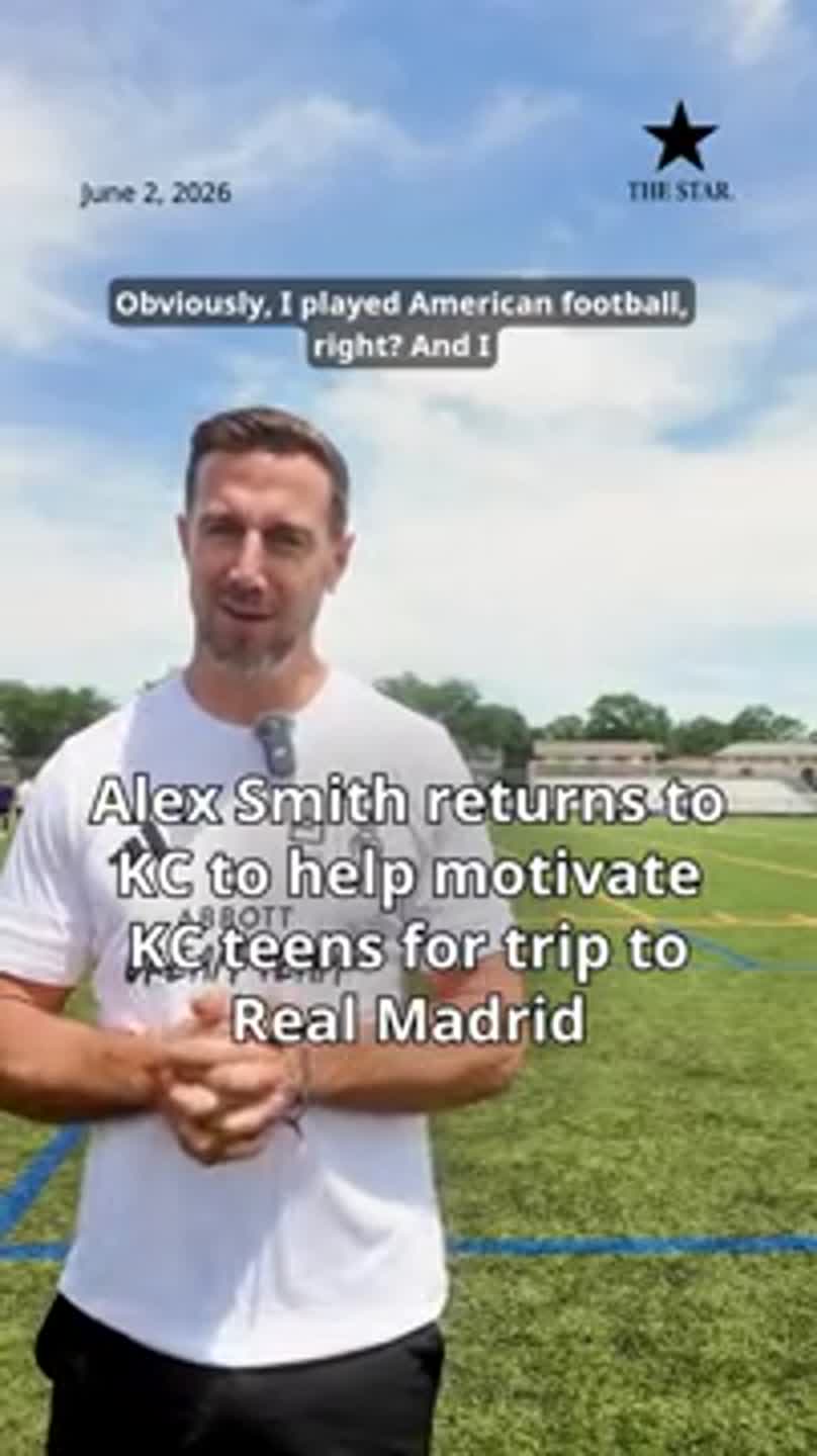 Alex Smith returns to KC to help motivate KC teens for trip to Real Madrid