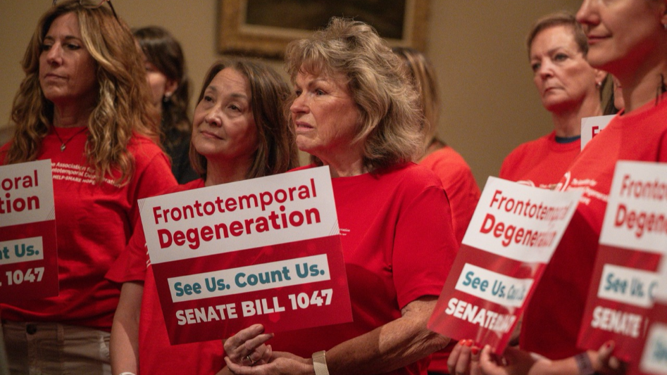 Watch CA state lawmakers push bill to require data collection on frontotemporal dementia