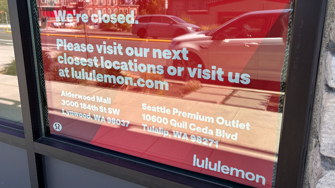Bellingham shop Lululemon closes