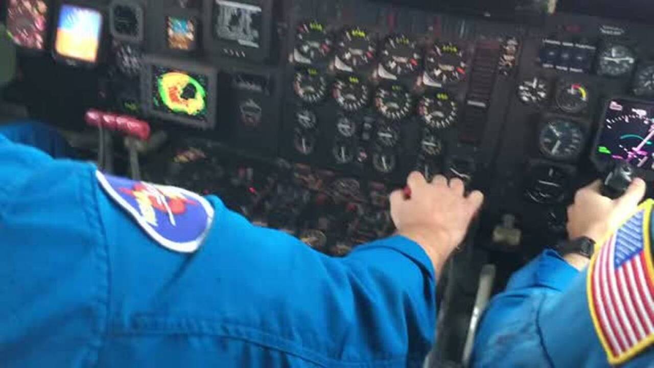 Hurricane Hunters fly into the eye of the storm