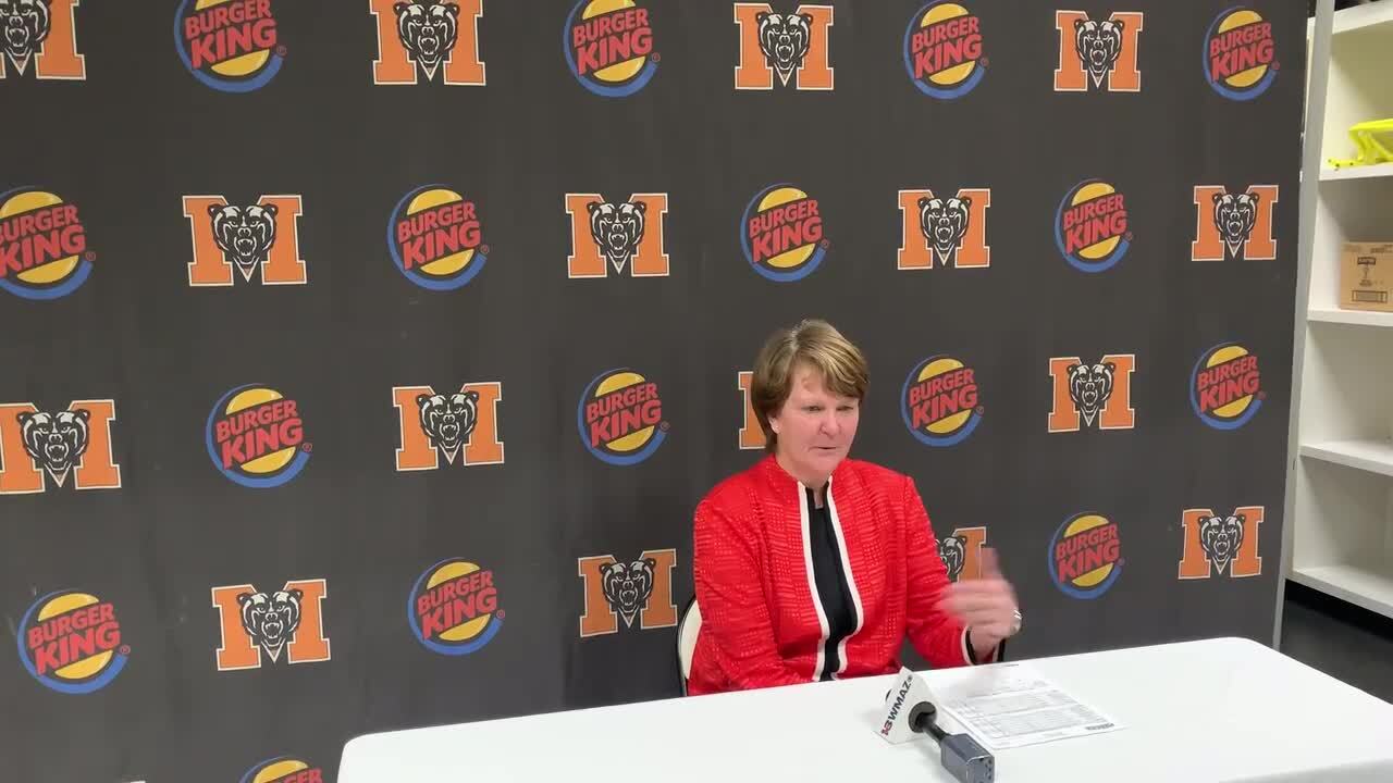 Mercer head coach Susie Gardner discusses close loss to Clemson