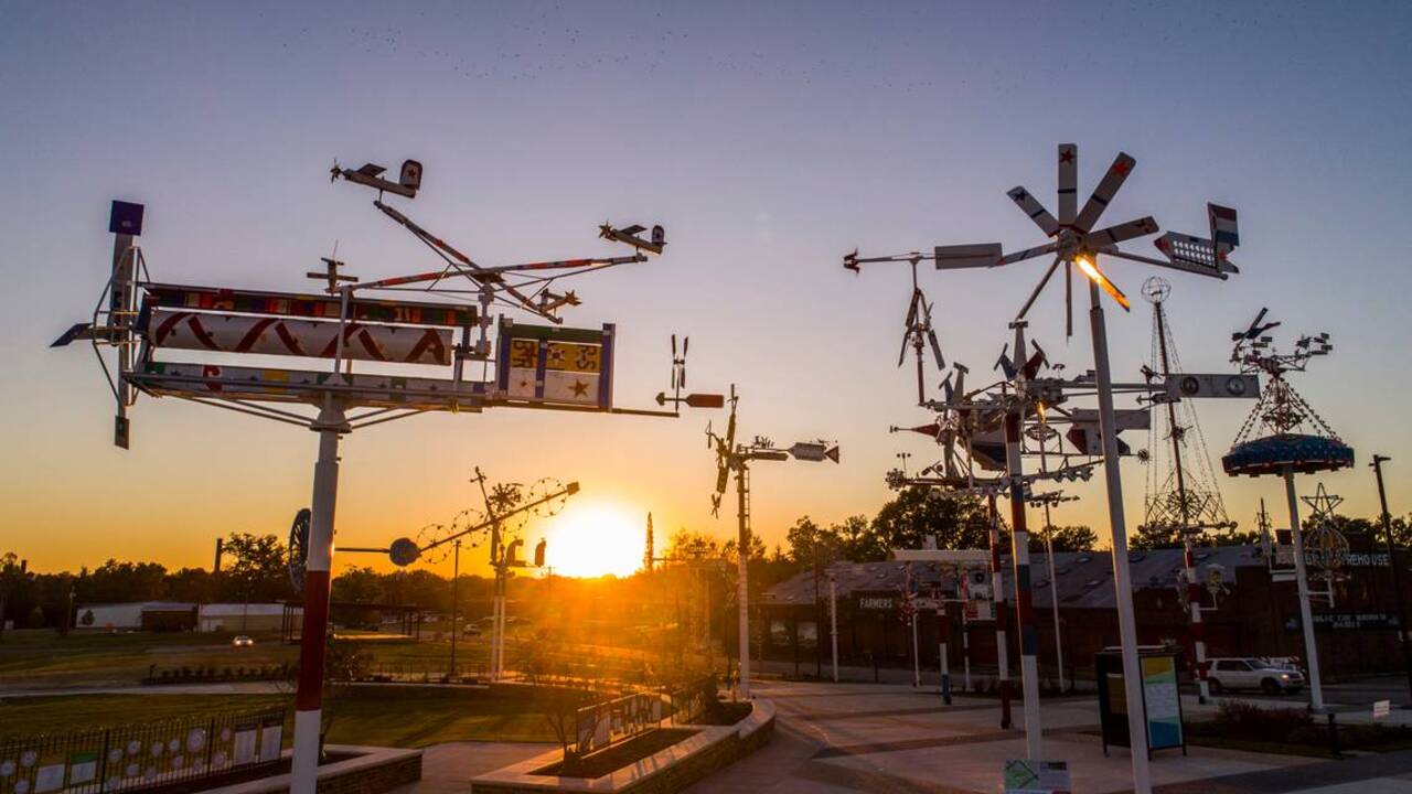 Vollis Simpson Whirligig Park puts a new spin on downtown Wilson