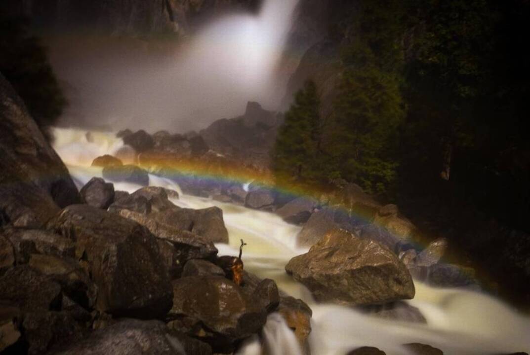 Magical moonbows at Yosemite