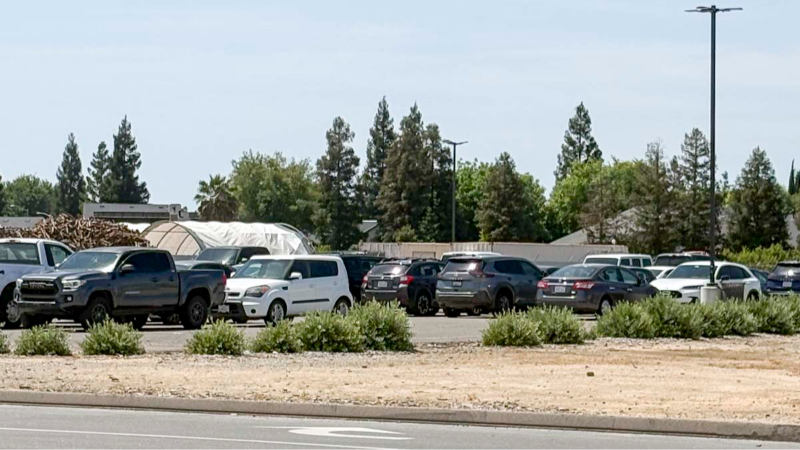 Busiest Fresno parking lots