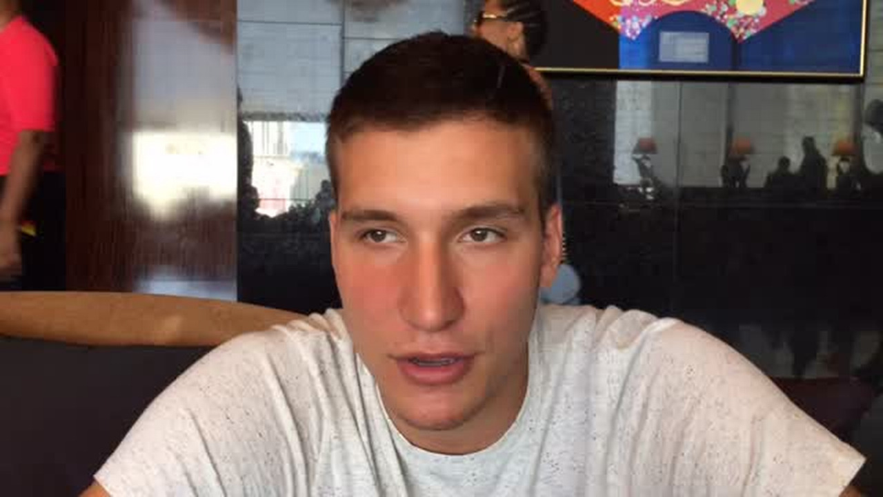 Kings rookie Bogdan Bogdanovic makes an appearance