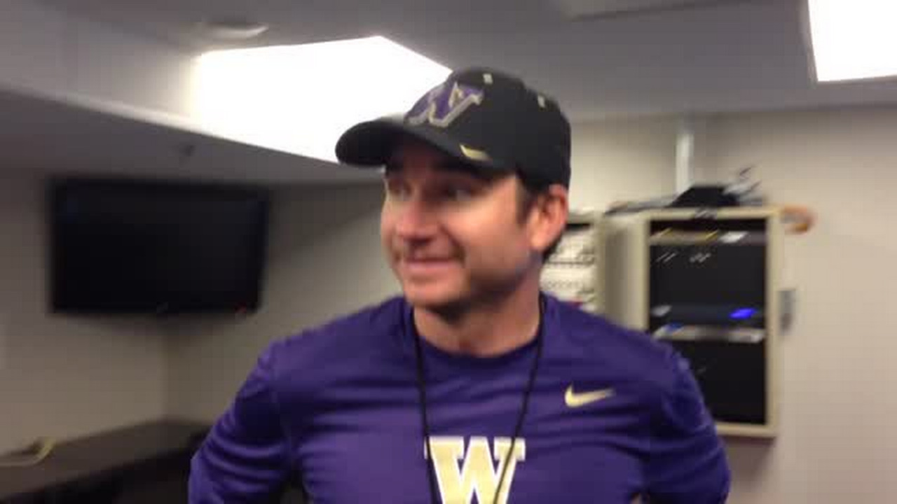 VIDEO: Huskies OC Jonathan Smith after Wednesday practice